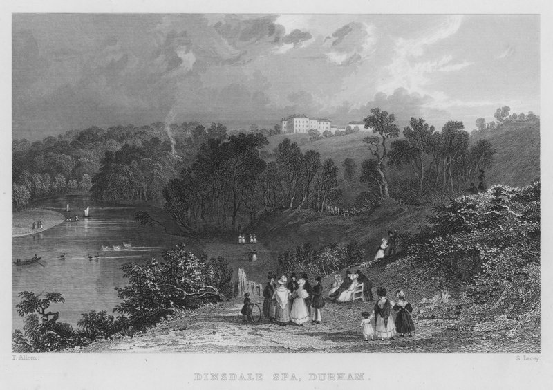 Dinsdale Spa, Durham von Thomas (after) Allom