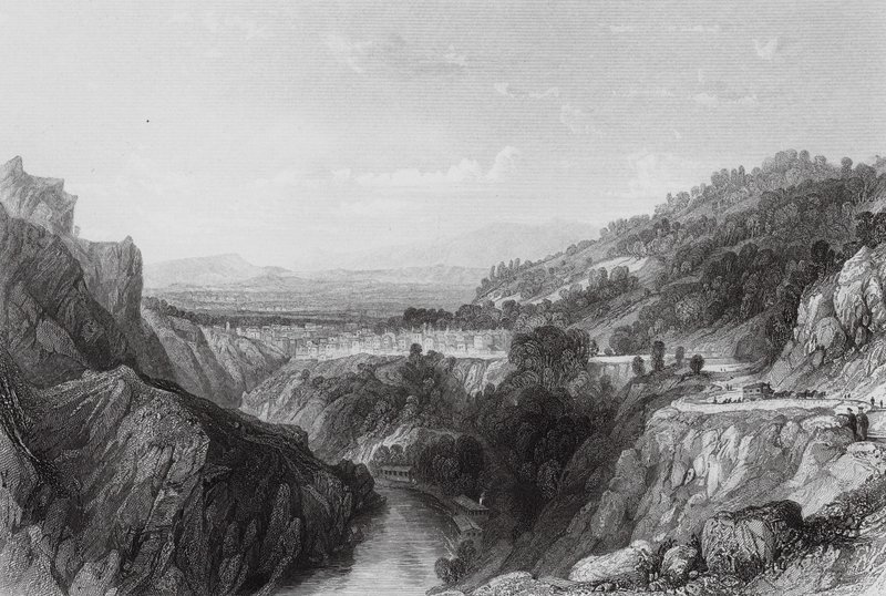 Thiers, Puy-de-Dome von Thomas (after) Allom