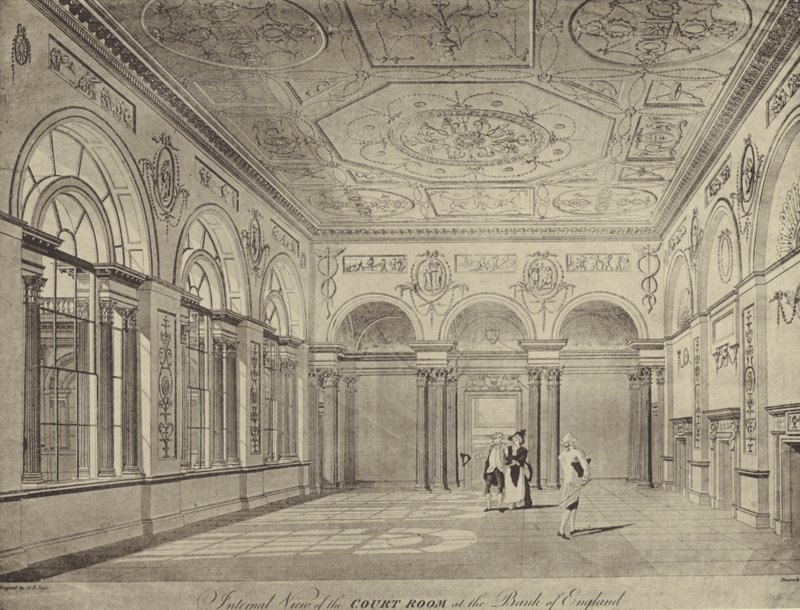 Der Gerichtssaal, Bank of England von Thomas (after) Malton