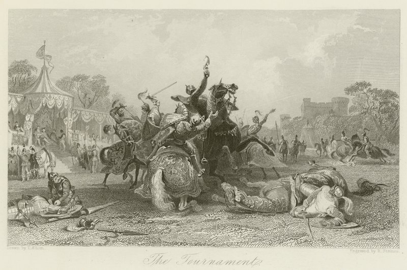 Das Turnier von Thomas Allom