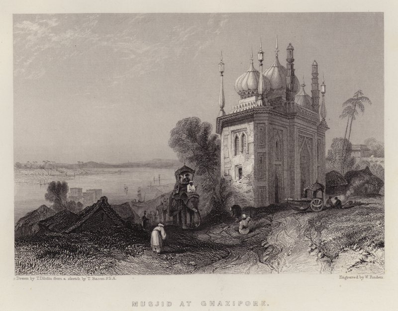 Moschee in Ghazipore von Thomas Colman Dibdin