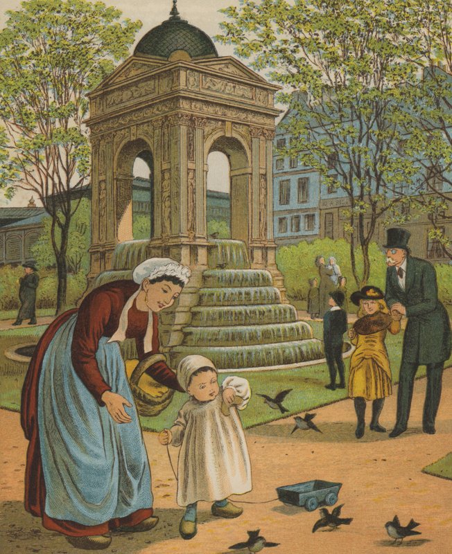 Paris: der Brunnen der Unschuldigen von Thomas Crane