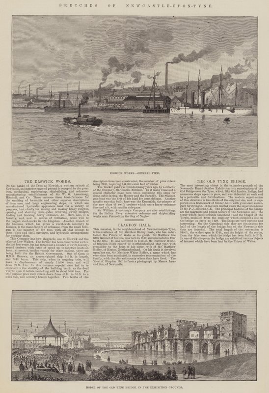 Skizzen von Newcastle-upon-Tyne von Thomas Harrington Wilson