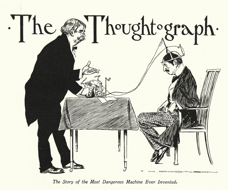 Der Gedankograph von Thomas Heath Robinson