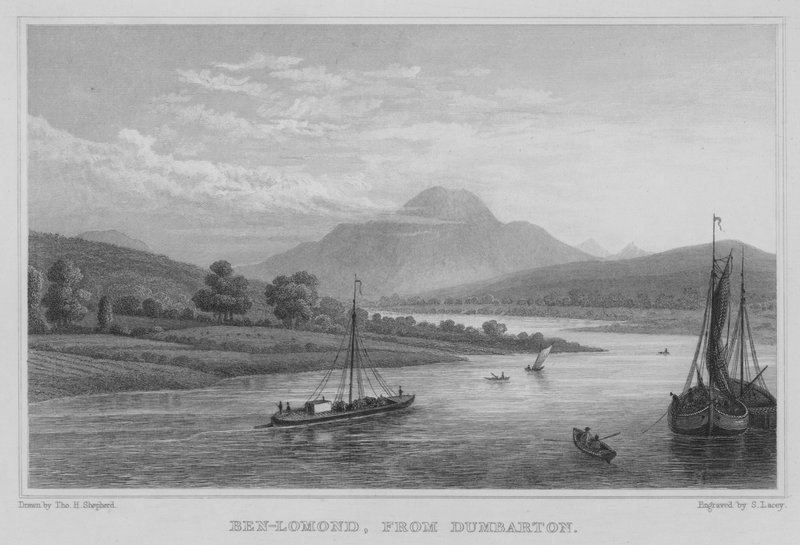 Ben-Lomond, von Dumbarton von Thomas Hosmer Shepherd