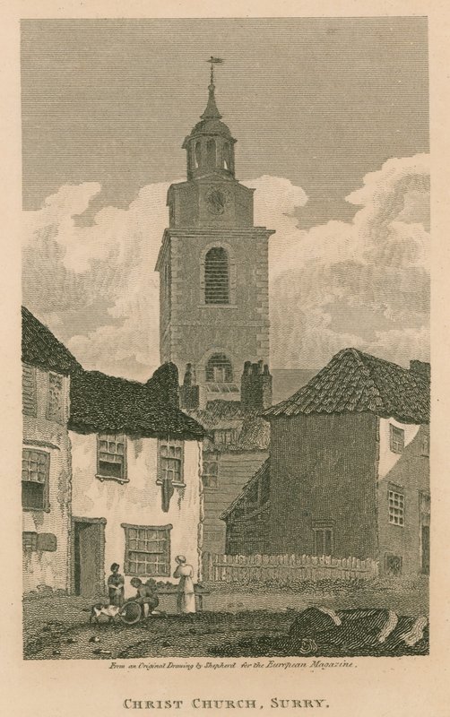 Christ Church, Southwark, Surrey von Thomas Hosmer Shepherd