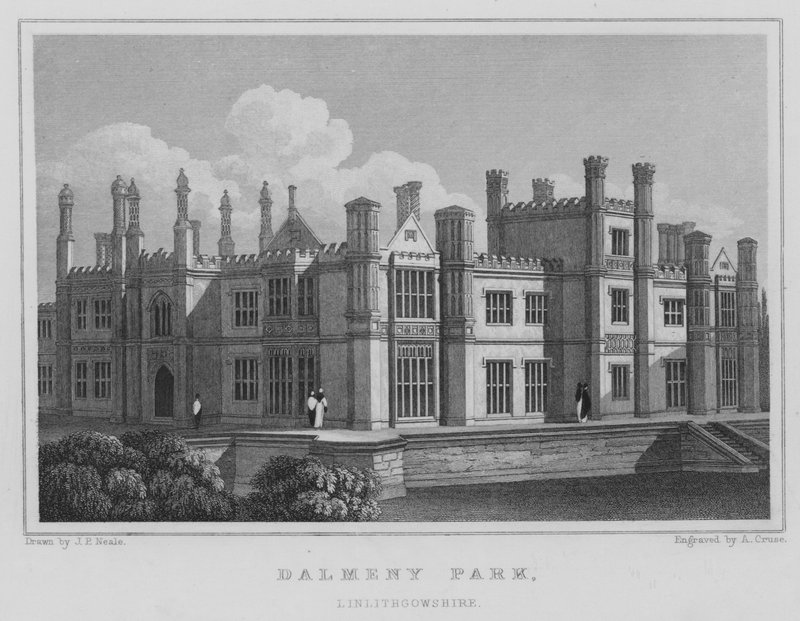 Dalmeny Park, Linlithgowshire von Thomas Hosmer Shepherd