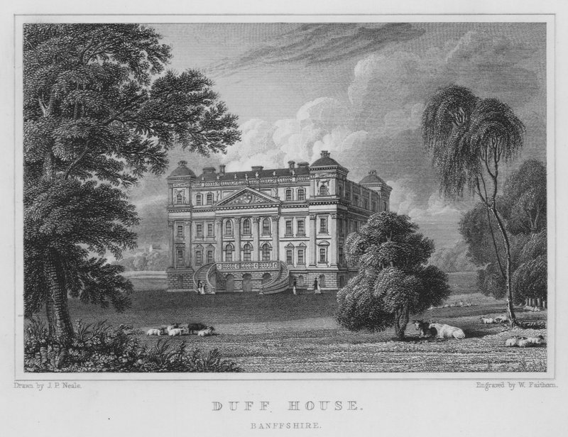 Duff House, Banffshire von Thomas Hosmer Shepherd
