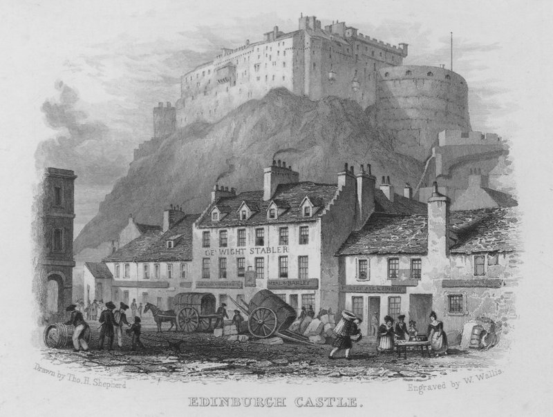 Edinburgh Castle von Thomas Hosmer Shepherd