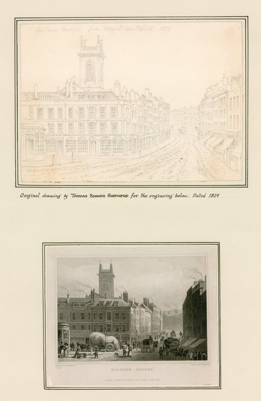 Holborn-Brücke, London von Thomas Hosmer Shepherd