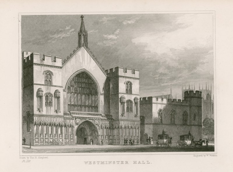 Westminster Hall von Thomas Hosmer Shepherd