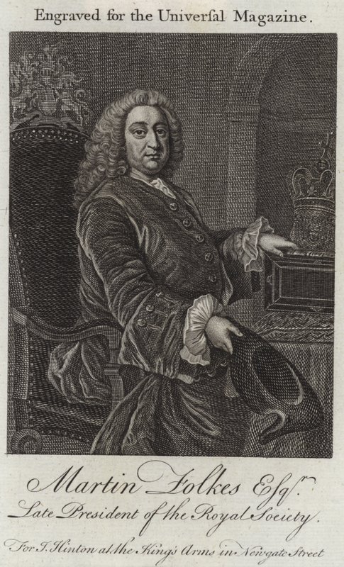 Martin Folkes von Thomas Hudson