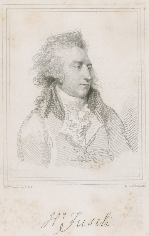 Porträt des Schweizer Malers Henry Fuseli von Thomas Lawrence