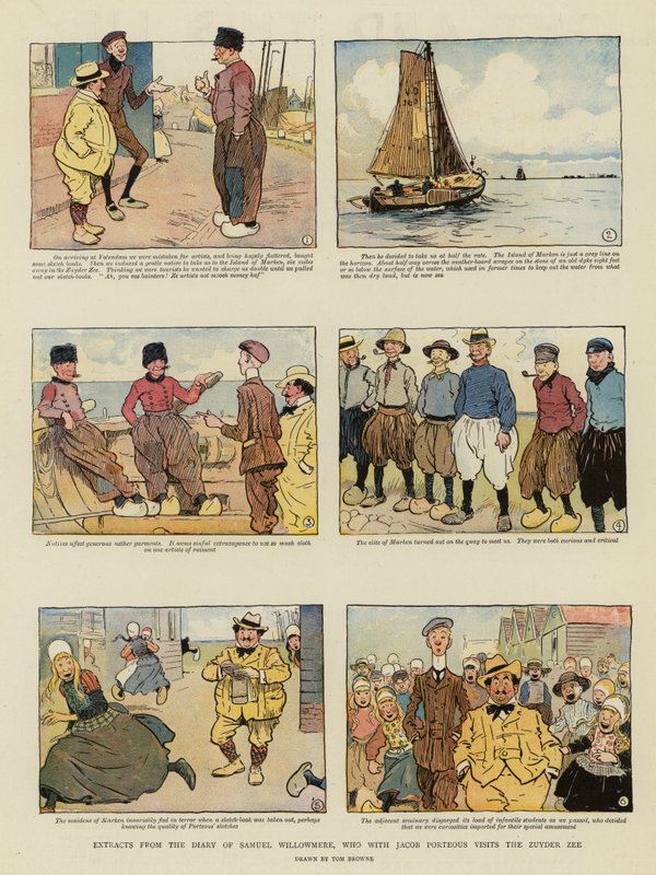 Auszüge aus dem Tagebuch von Samuel Willowmere, der mit Jacob Porteous das Zuyder Zee besucht von Tom Browne