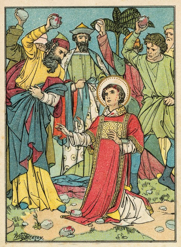 Steinigung des Heiligen Stephanus von W.S. Stacey