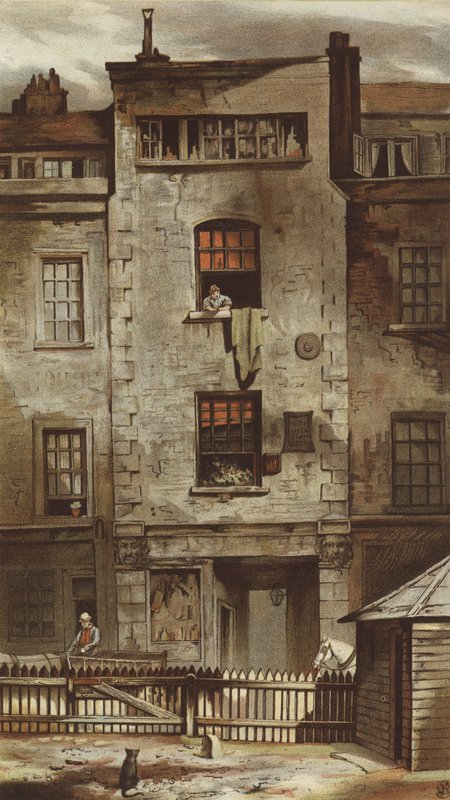 Drydens Haus, Fetter Lane von Waldo Sargeant