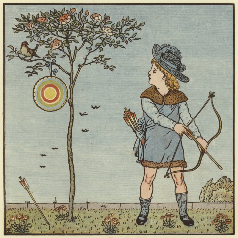Der kleine Spatz von Walter Crane