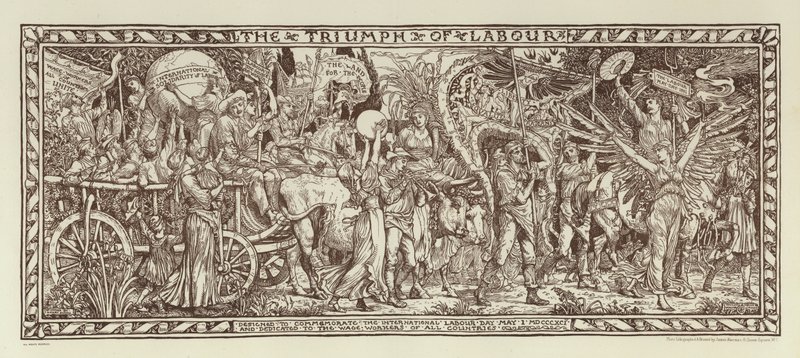 Der Triumph der Arbeit von Walter Crane