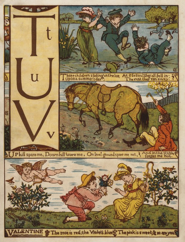 Alphabet von Walter Crane