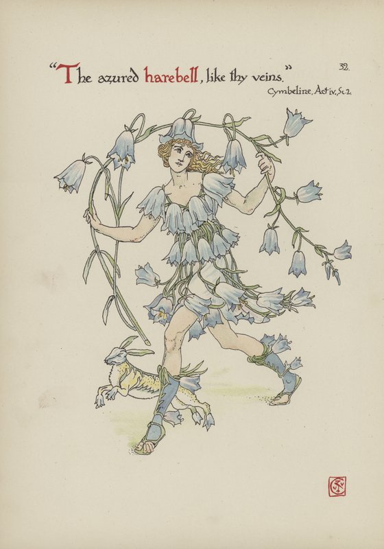 Blumen aus Shakespeares Garten von Walter Crane