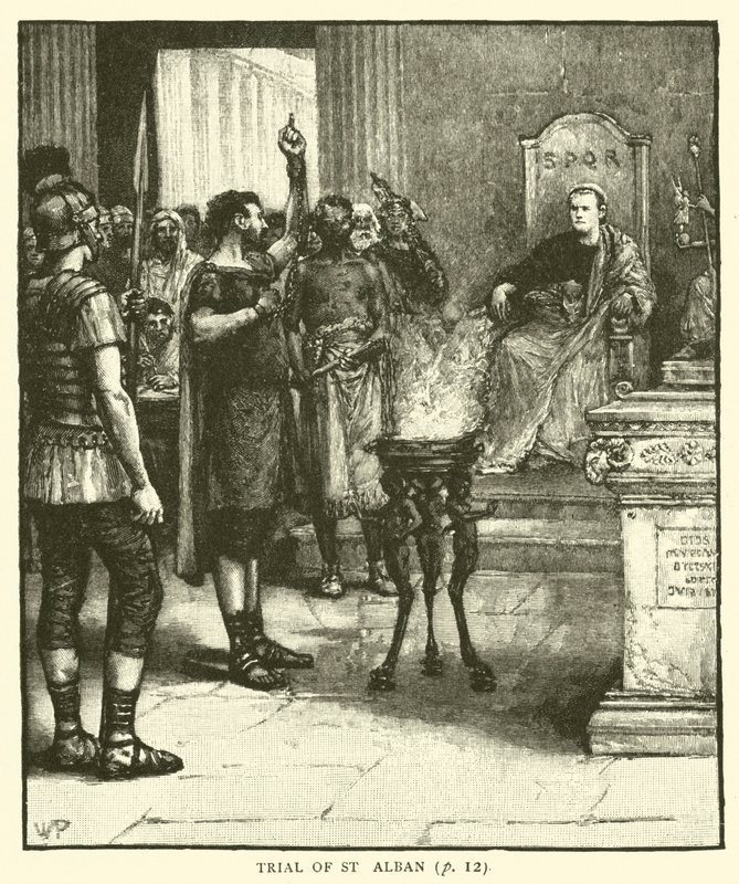 Prozess von St. Alban von Walter Paget