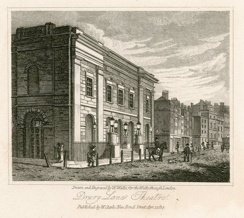 Drury Lane Theatre, London von Walter Wallis