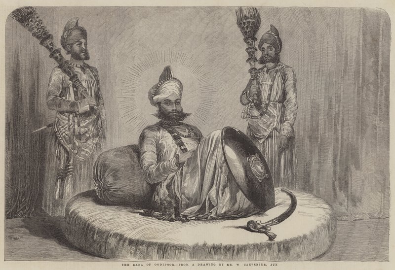 Der Rana von Oodipoor von William Carpenter