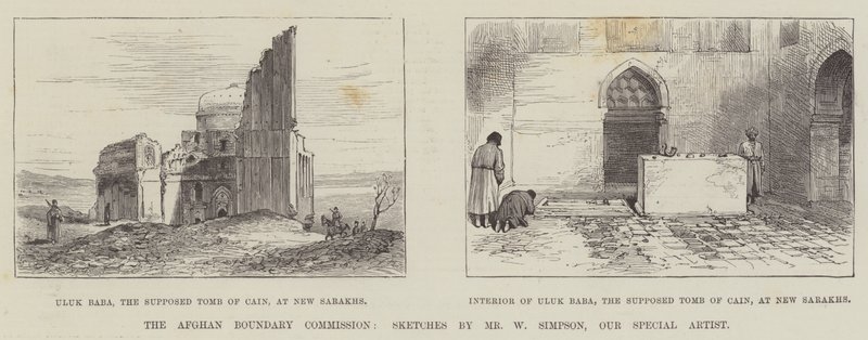 Die Afghanische Grenzkommission von William Crimea Simpson