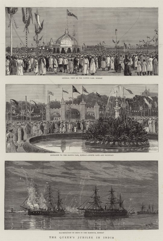 Das Jubiläum der Königin in Indien von William Lionel Wyllie