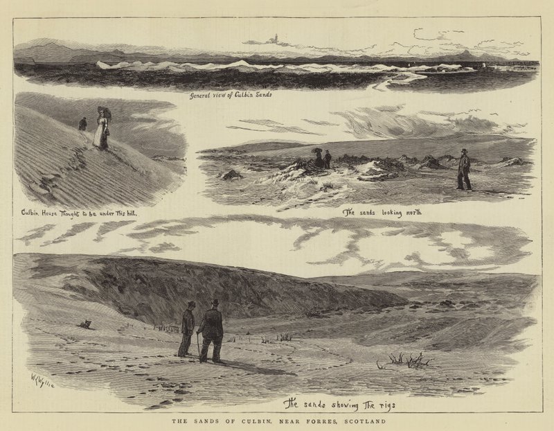 Die Sanddünen von Culbin, nahe Forres, Schottland von William Lionel Wyllie