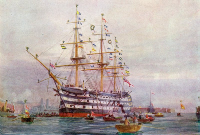 Ein Trafalgar-Jubiläum von William Lionel Wyllie