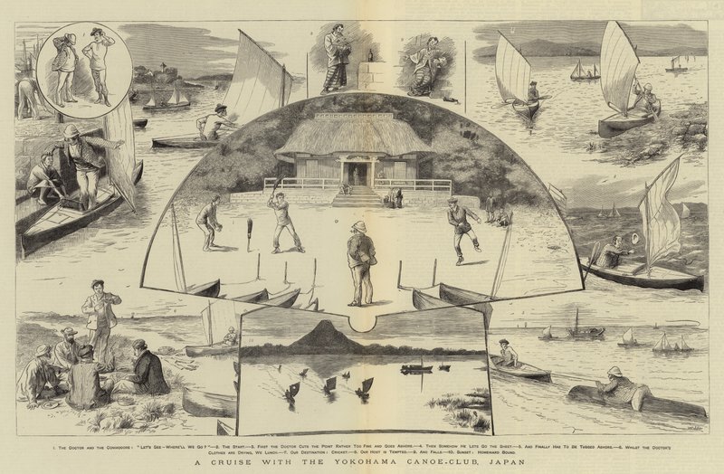 Eine Kreuzfahrt mit dem Yokohama Kanu-Club, Japan von William Ralston