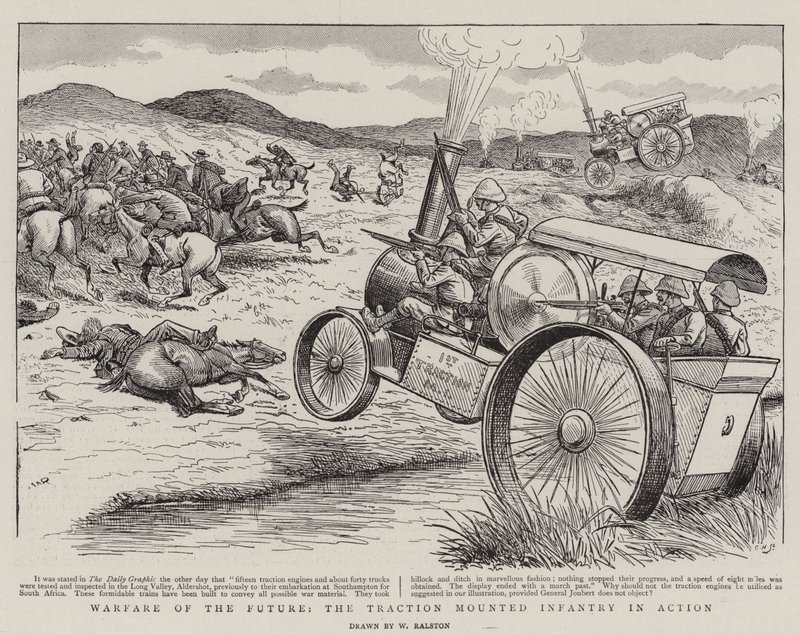 Krieg der Zukunft, die Traktionsmontierte Infanterie im Einsatz von William Ralston