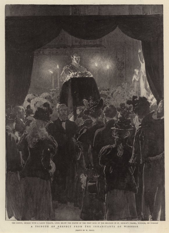 Ein Zeichen des Respekts von den Einwohnern von Windsor von William Small
