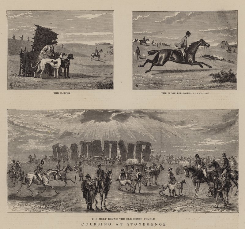 Hetzjagd bei Stonehenge von William Small