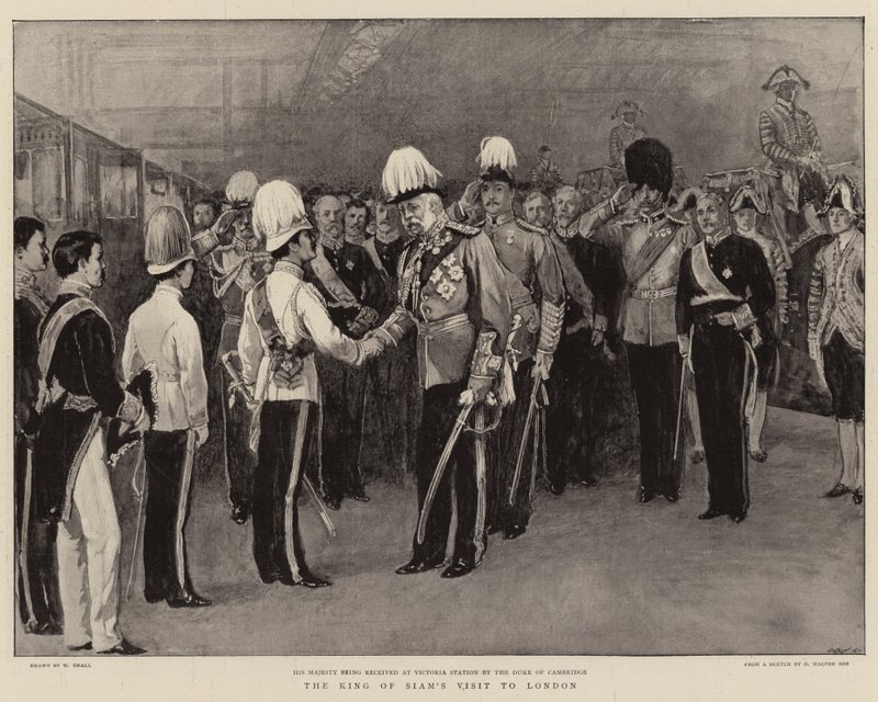 Der Besuch des Königs von Siam in London von William Small