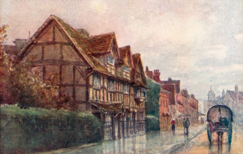 Shakespeares Geburtshaus, Stratford-upon-Avon von William W. Quatremain
