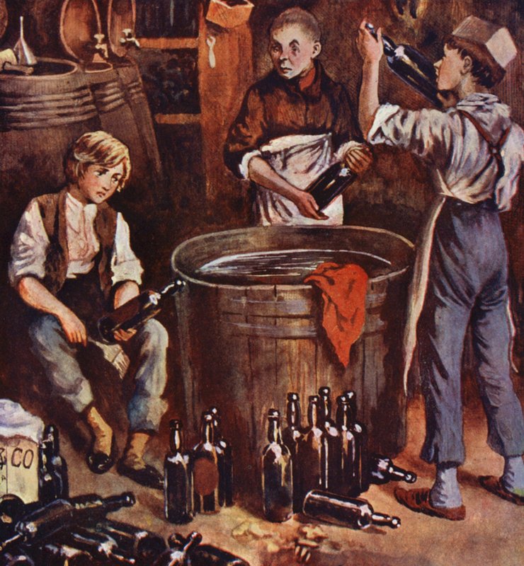 David Copperfields Kindheit von William (after) Rainey