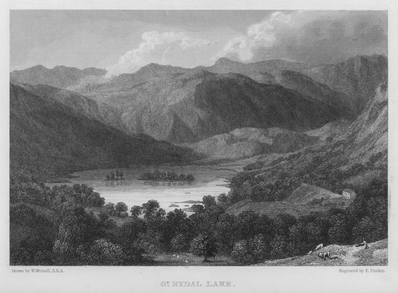 Großer Rydal-See von William (after) Westall