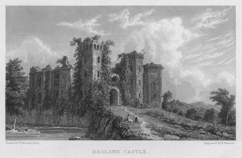 Ragland Castle von William (after) Westall