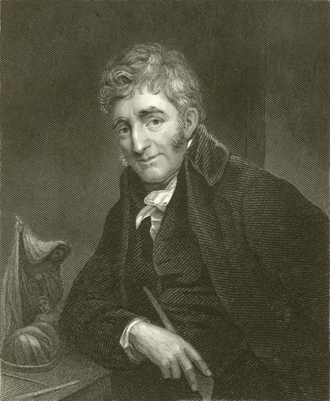 Porträt von Nollekens von William Beechey
