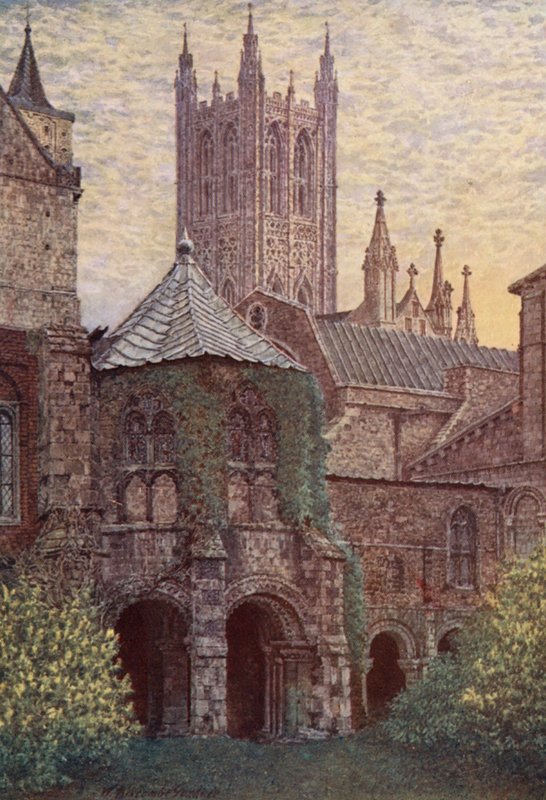 Das Baptisterium, Kathedrale von Canterbury von William Biscombe Gardner