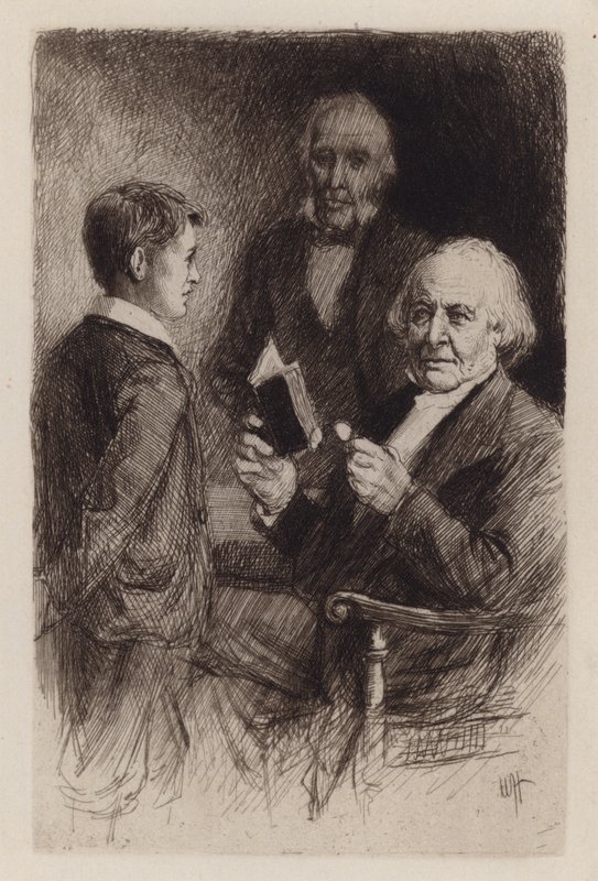 Ein talentierter Junge (Gravur) von William Brassey (after) Hole