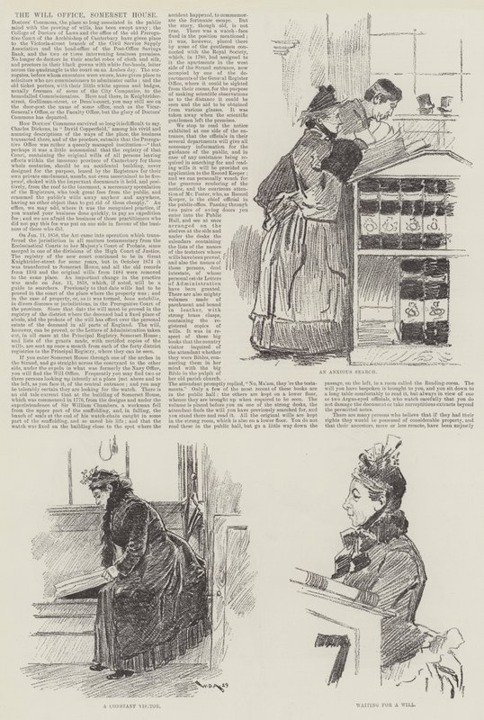 Das Testamentsbüro, Somerset House von William Douglas Almond