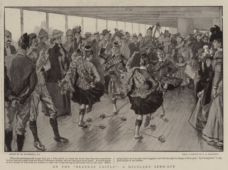 Auf der Braemar Castle, ein Highland-Abschied von William Hatherell
