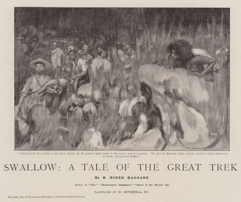 Schwalbe, eine Geschichte des Großen Treks von William Hatherell