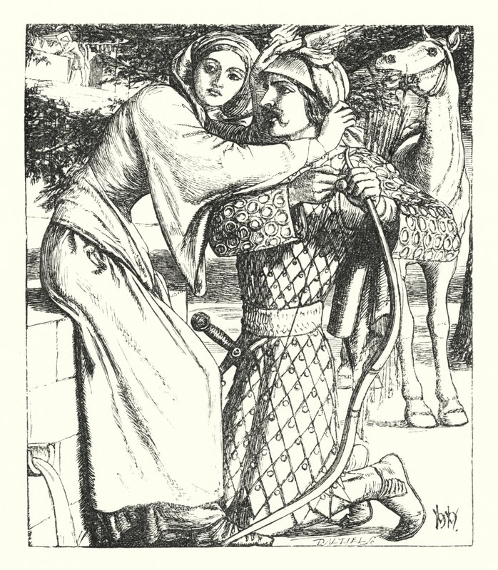Die Ballade von Oriana von William Henry (after) Hunt