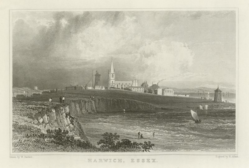 Harwich, Essex von William Henry Bartlett