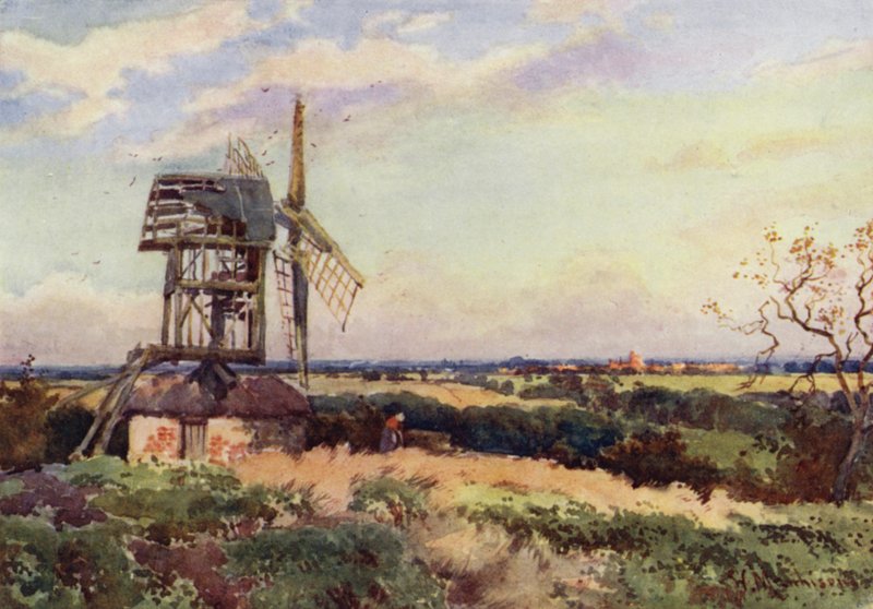Madingley Windmühle von William Matthison