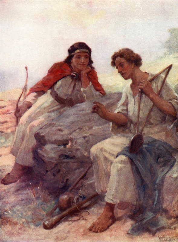 David und Jonathan von William Pratt